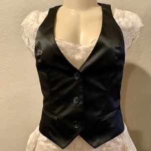 Bebe Black Vest